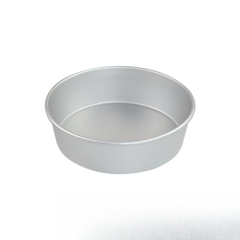 4 - 10 Inch Aluminum Alloy Anode Round Shape Solid Base Cake Mold
