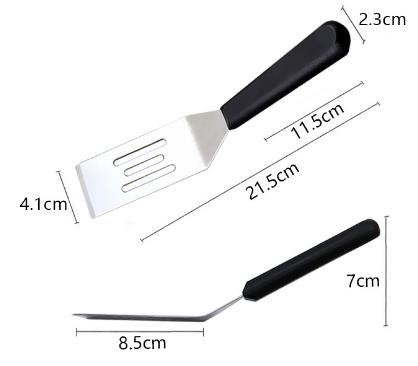 Multi-function Stainless steel  barbecue spatula pizza spatula steak frying spatula