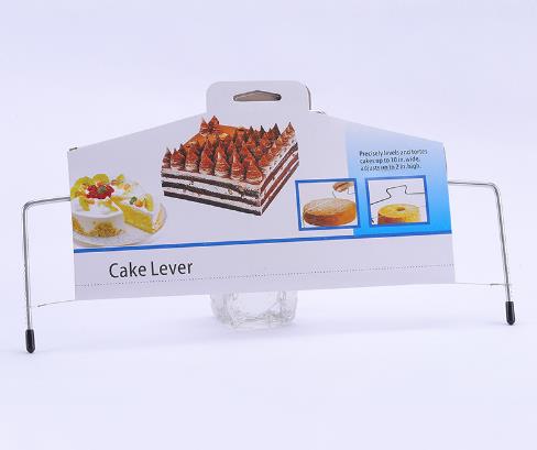Stainless Steel Interlayer Cake Cutter Height Adjustable Cake Slicer
