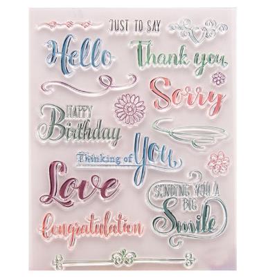 DIY alphabet stamp emboss cutter cake embosser