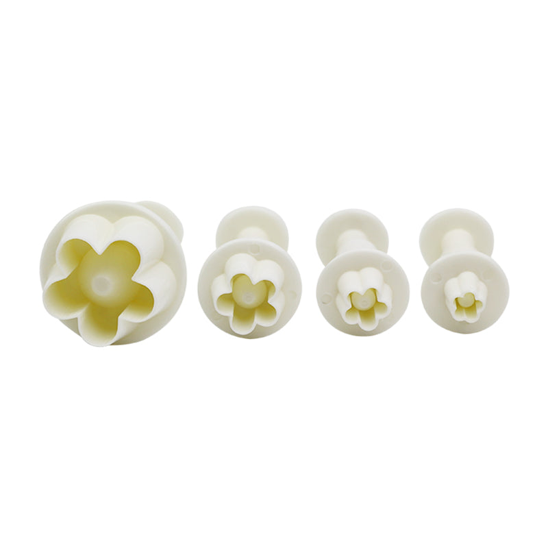 Sugarpaste Three Holly leaf Plunger Cutter baking tools