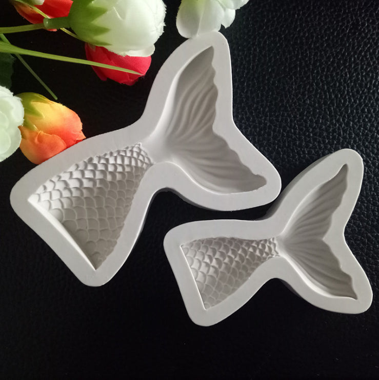 Fish tail silicone mold