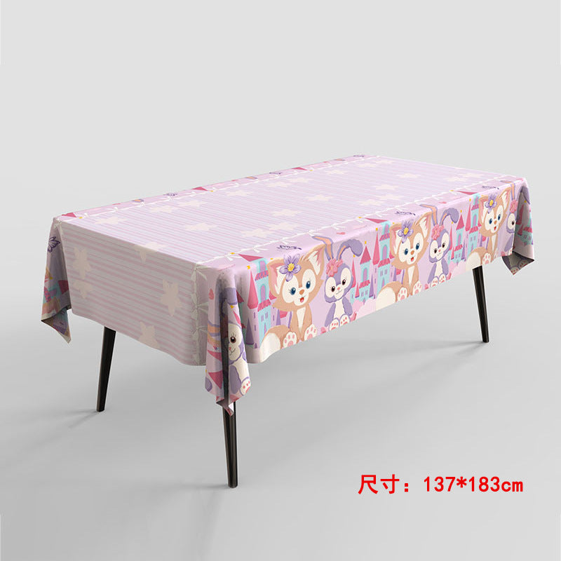 Birthday tablecloth party tablecloth
