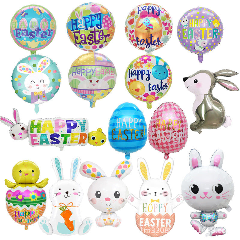 Easter foil balloons for easter decorations