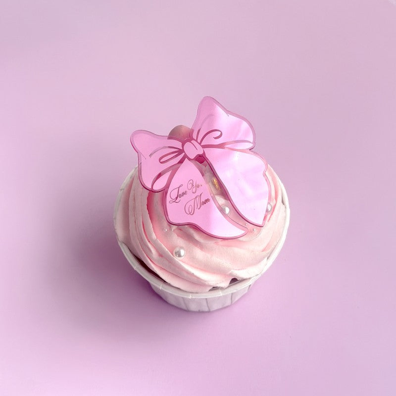 Mother's Day acrylic cake toppers for cupcakes