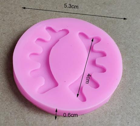 6 inch 3D unicorn horn Silicone mold