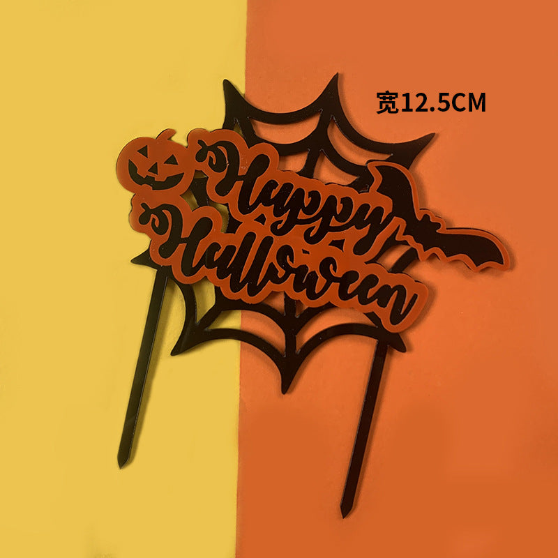 Spanish Halloween cake toppers