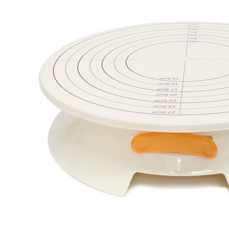Kitchen Accessories Plastic Cake Turntable Rotating Cake Turntable Rotating Cake Turntable with measurement