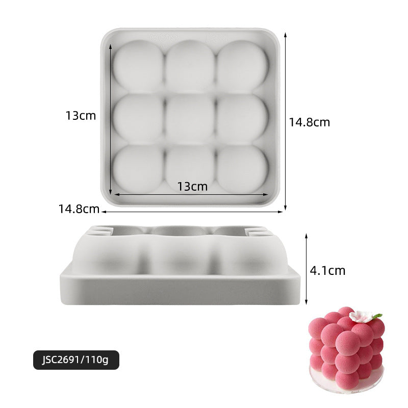 silicone mousse cake mold baking