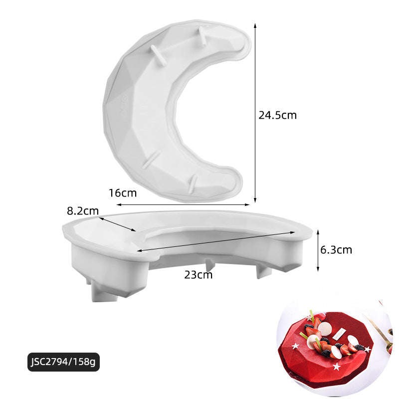silicone mousse cake mold baking