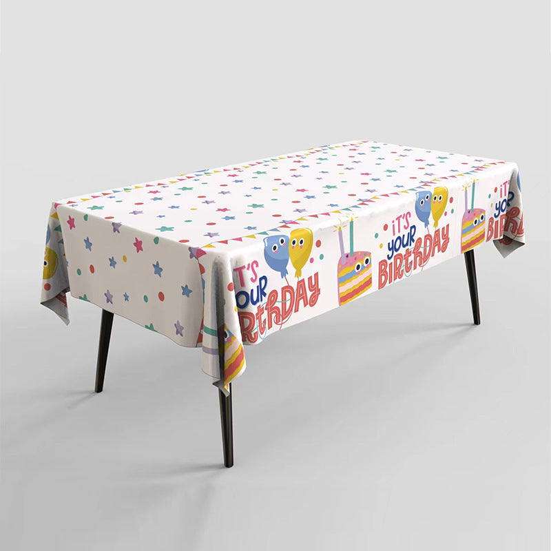 Birthday tablecloth party tablecloth