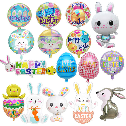 Easter foil balloons for easter decorations
