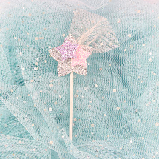 Star shaped cake toppers for kids