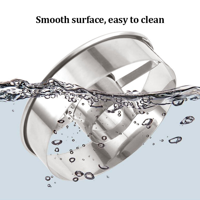 Household baking diy stainless steel big cookie biscuit round donuts mold doughnut cutter