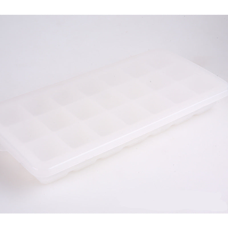 Bpa Free 21 Cavity Ice Mould Silicone Ice Cube Tray With Lid