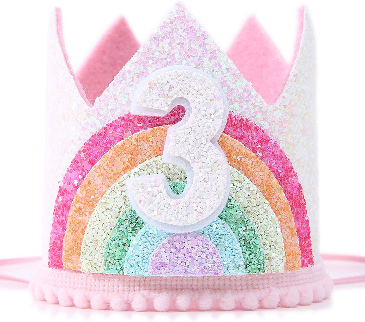Children birthday rainbow hats