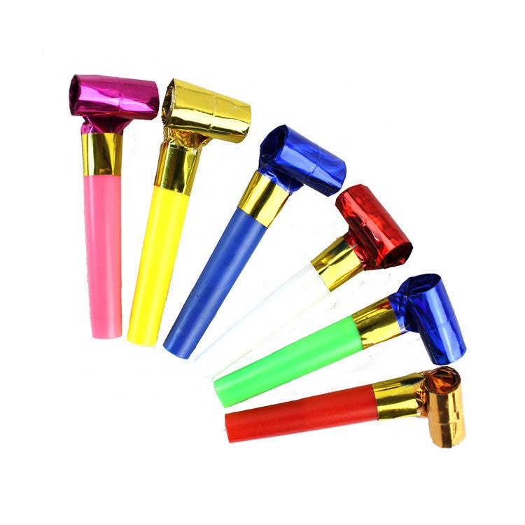 New Years Birthday Noisemakers Party Blowouts Horn Blower Whistles Favors Noise Makers