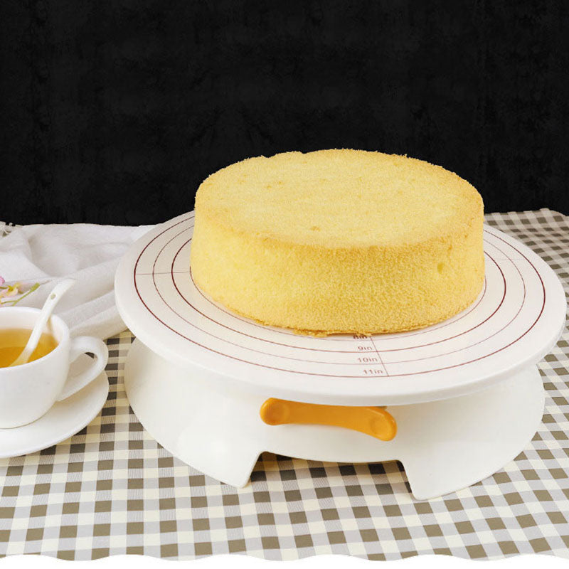 Kitchen Accessories Plastic Cake Turntable Rotating Cake Turntable Rotating Cake Turntable with measurement