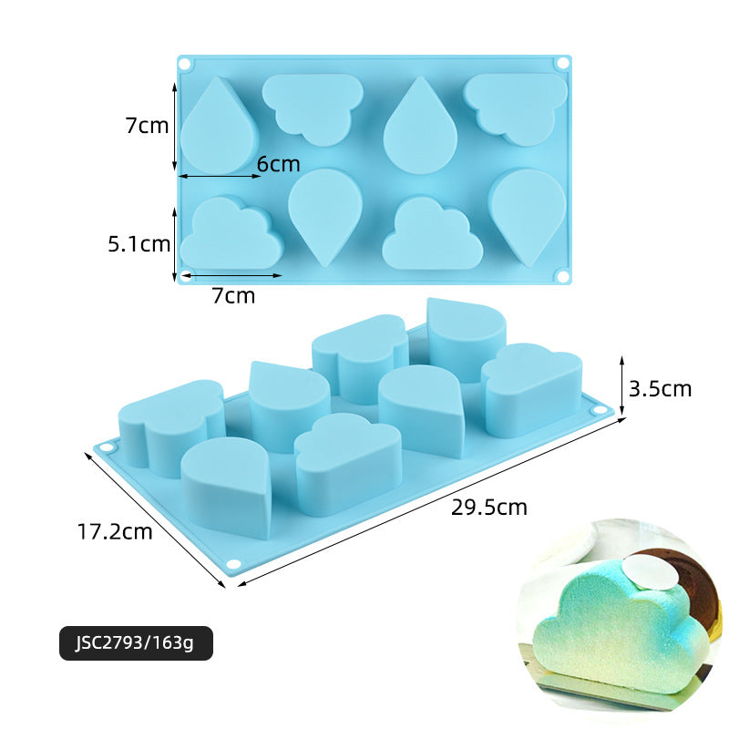 silicone mousse cake mold baking