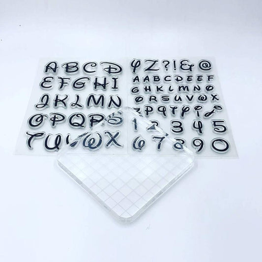 DIY alphabet stamp emboss cutter cake embosser