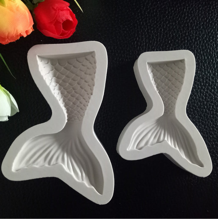 Fish tail silicone mold