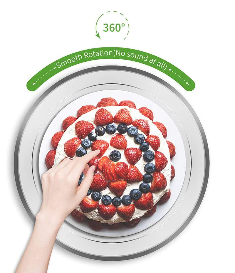 Metal Revolving Cake Stand Aluminium AlloyTurntable