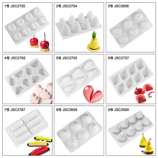 silicone mousse cake mold baking
