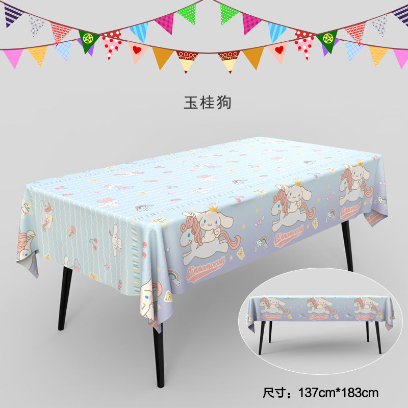 Birthday tablecloth party tablecloth