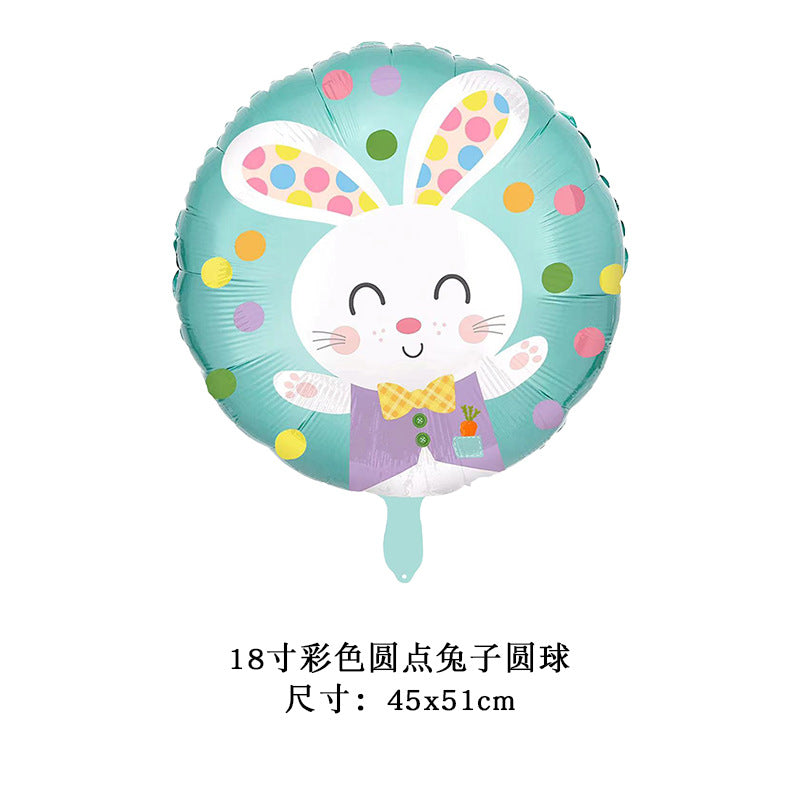 Easter foil balloons for easter decorations