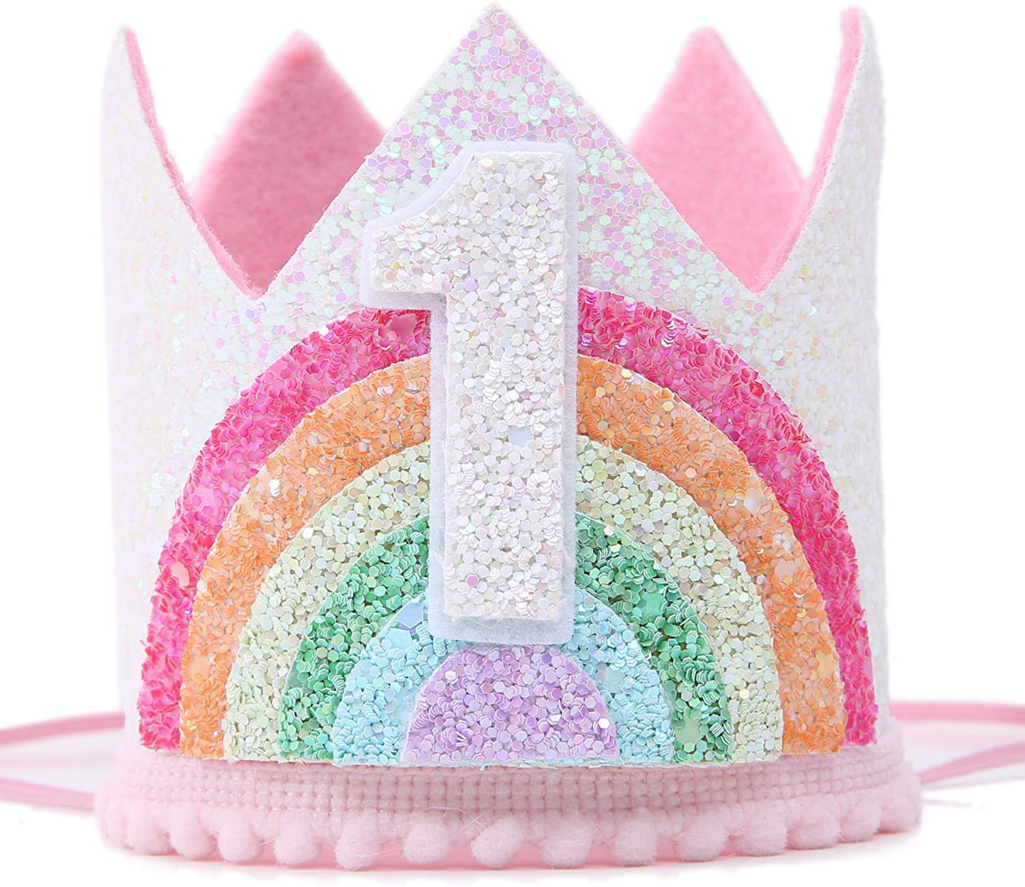 Children birthday rainbow hats