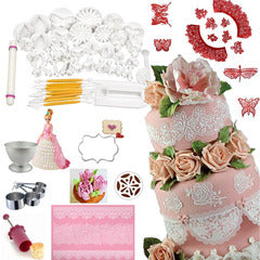 9Pcs Balloons and Cloud Cake Decoration Fondant Mold Set Hot Air Balloon Cookie Cutters for Cake Cupcake Decorating Tools