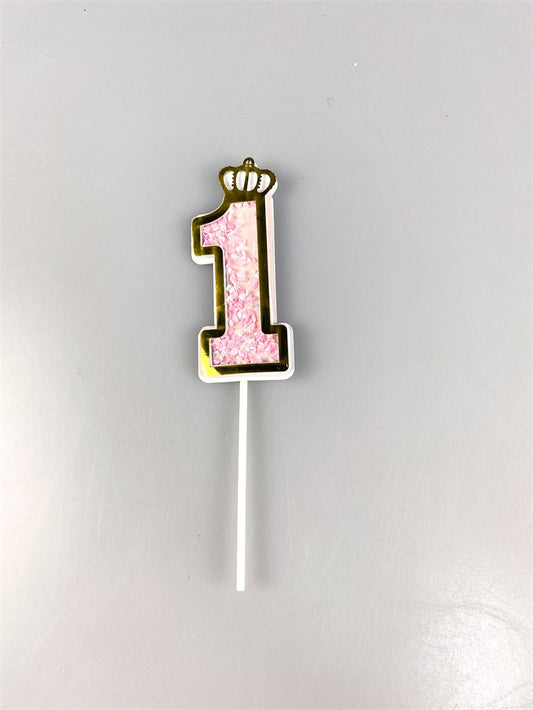 numbers 0-9 cake toppers, cake card