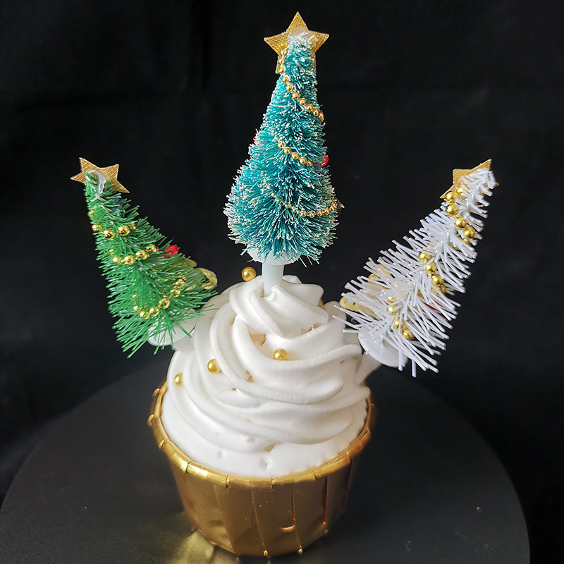 Mini Tree for Christmas Cupcake Decoration