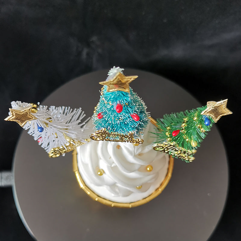 Mini Tree for Christmas Cupcake Decoration