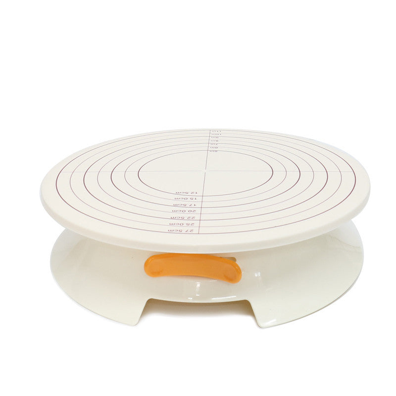 Kitchen Accessories Plastic Cake Turntable Rotating Cake Turntable Rotating Cake Turntable with measurement