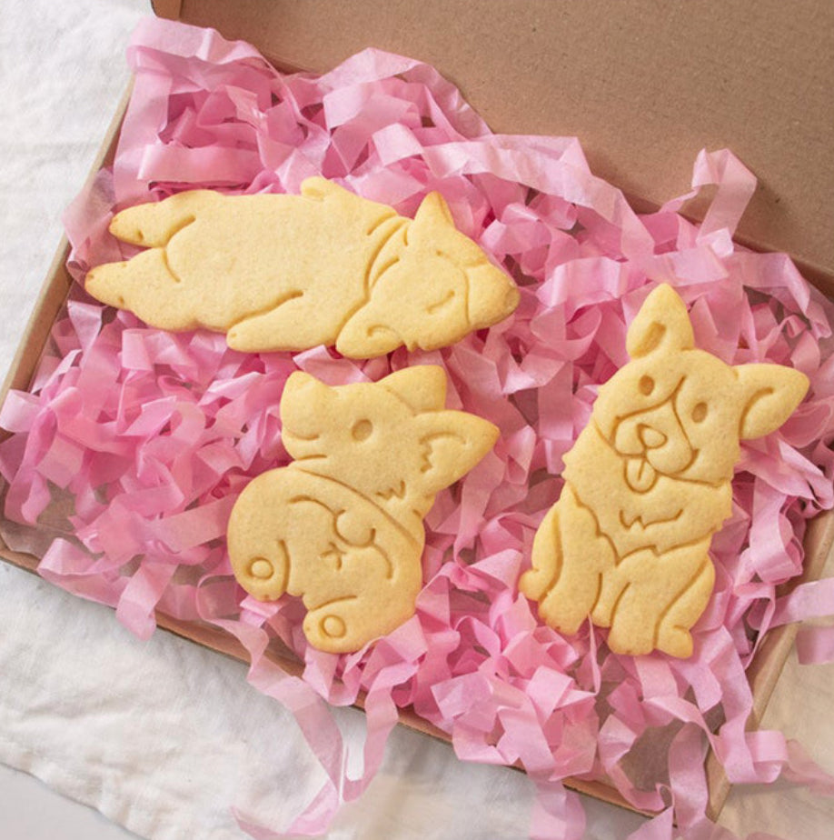 New 2pcs Baking Tools Kitten paw print plastic cookie cutter Mold Dog footprints Cookie Mold