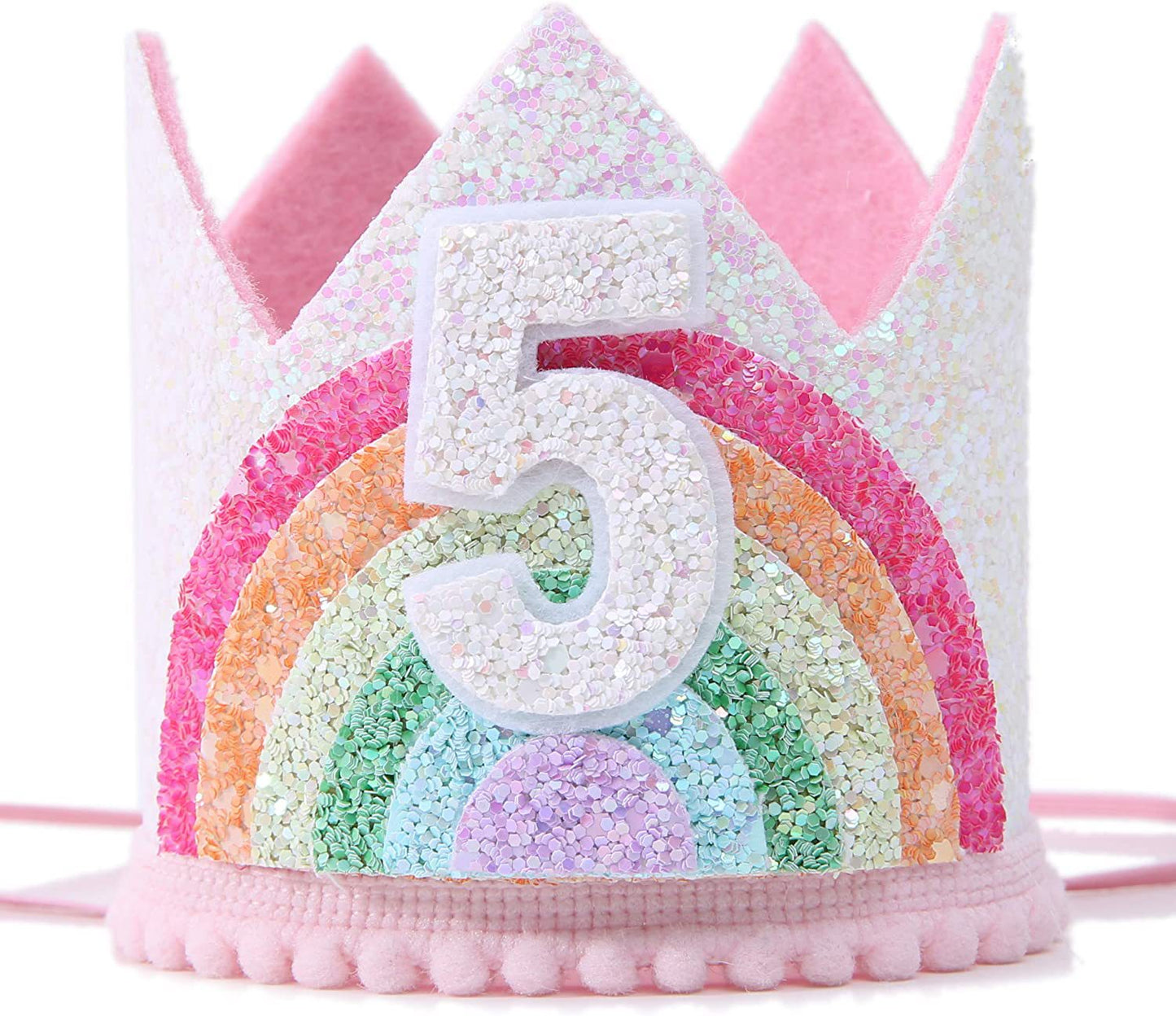 Children birthday rainbow hats