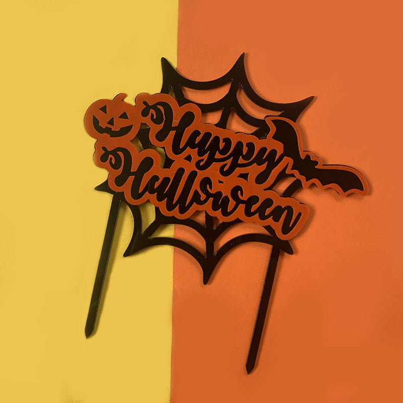Spanish Halloween cake toppers