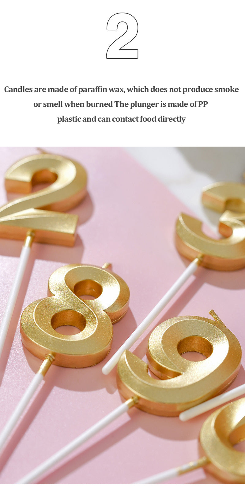 Birthday digital candle  cake decoration party supplies