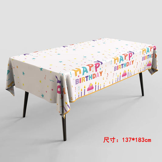 Birthday tablecloth party tablecloth