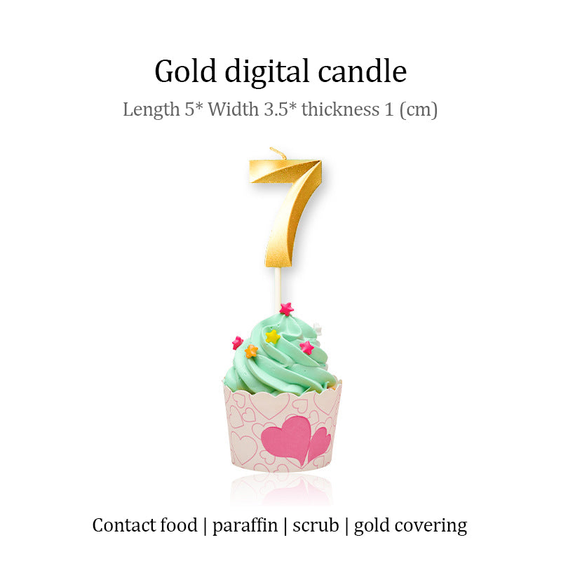 Birthday digital candle  cake decoration party supplies