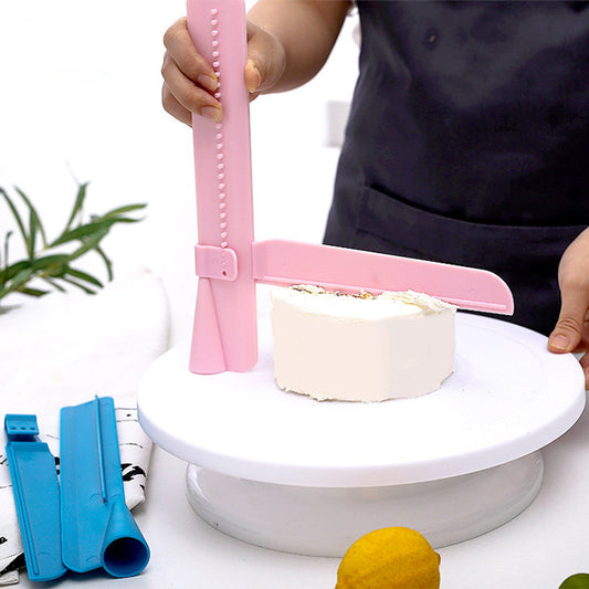 Adjustable Plastic Cake Smoother Polisher Fondant Cream Edge Smoothing Decorating Tools Cake Scraper Spatulas