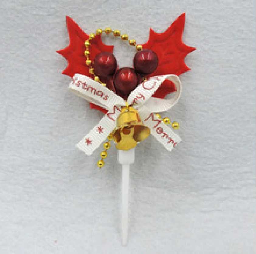Christmas cake topper