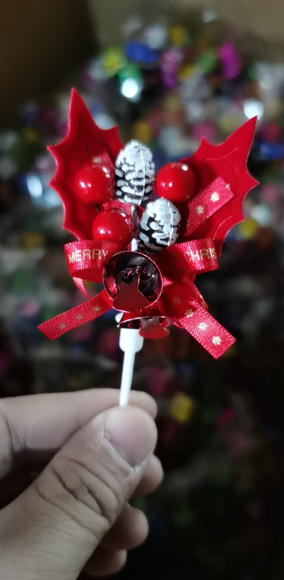 Christmas cake topper