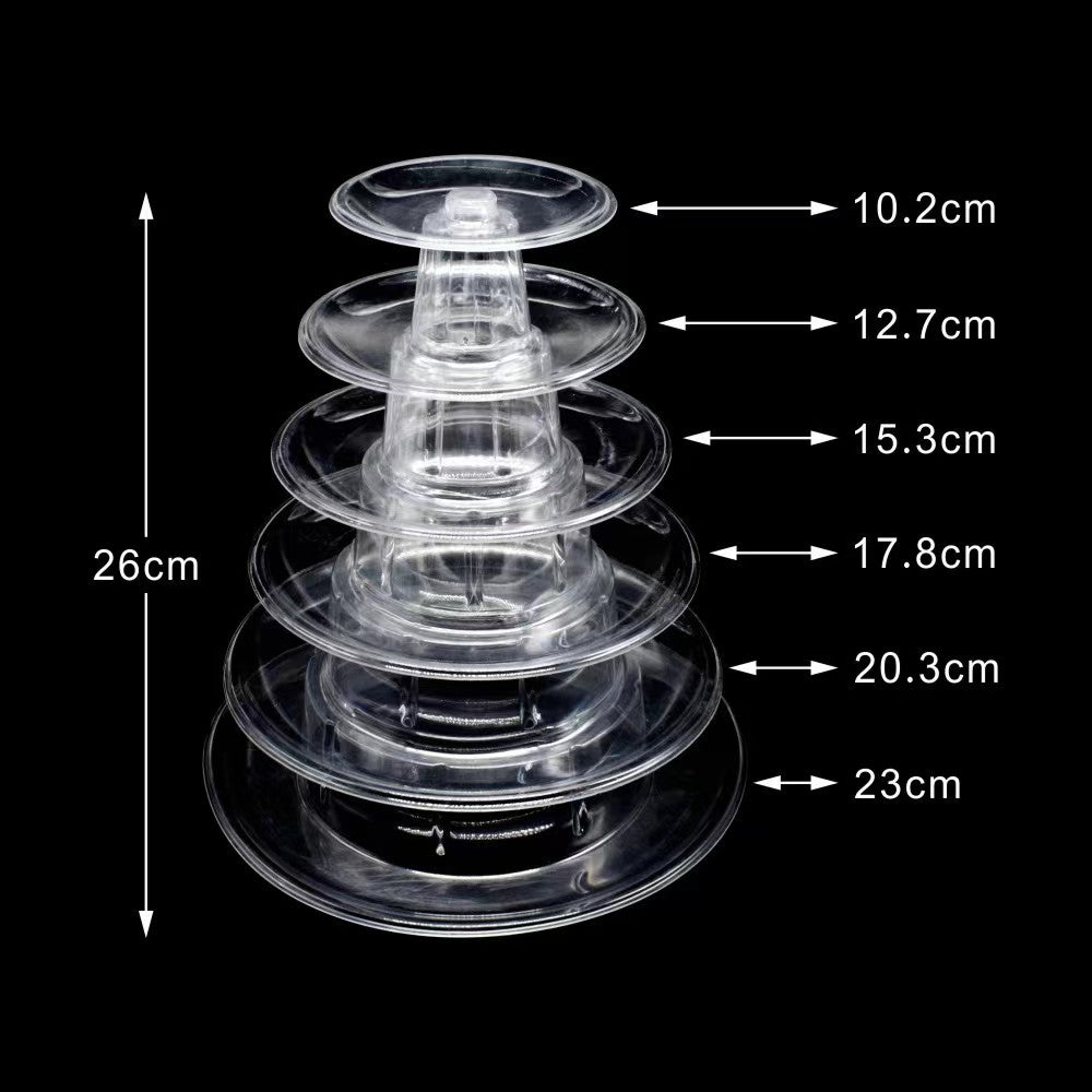 6 tire dessert display stand