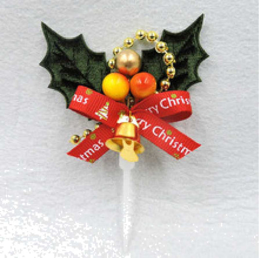 Christmas cake topper