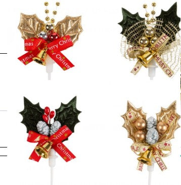 Christmas cake topper